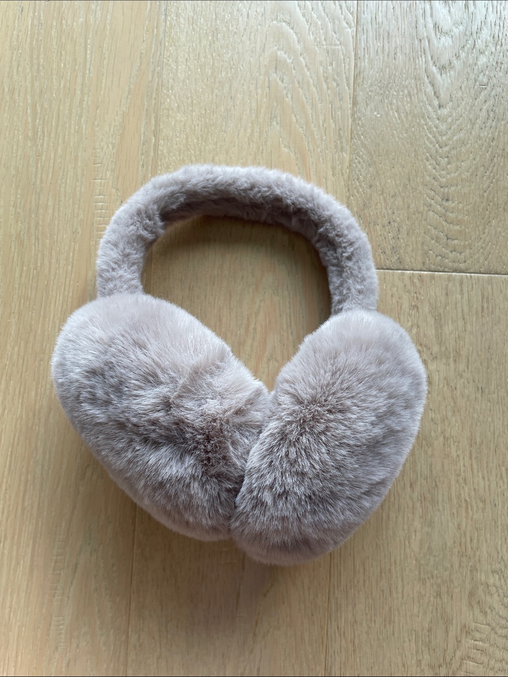 Fluffy faux fur ear muffs